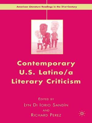 cover image of Contemporary U.S. Latino/ a Literary Criticism